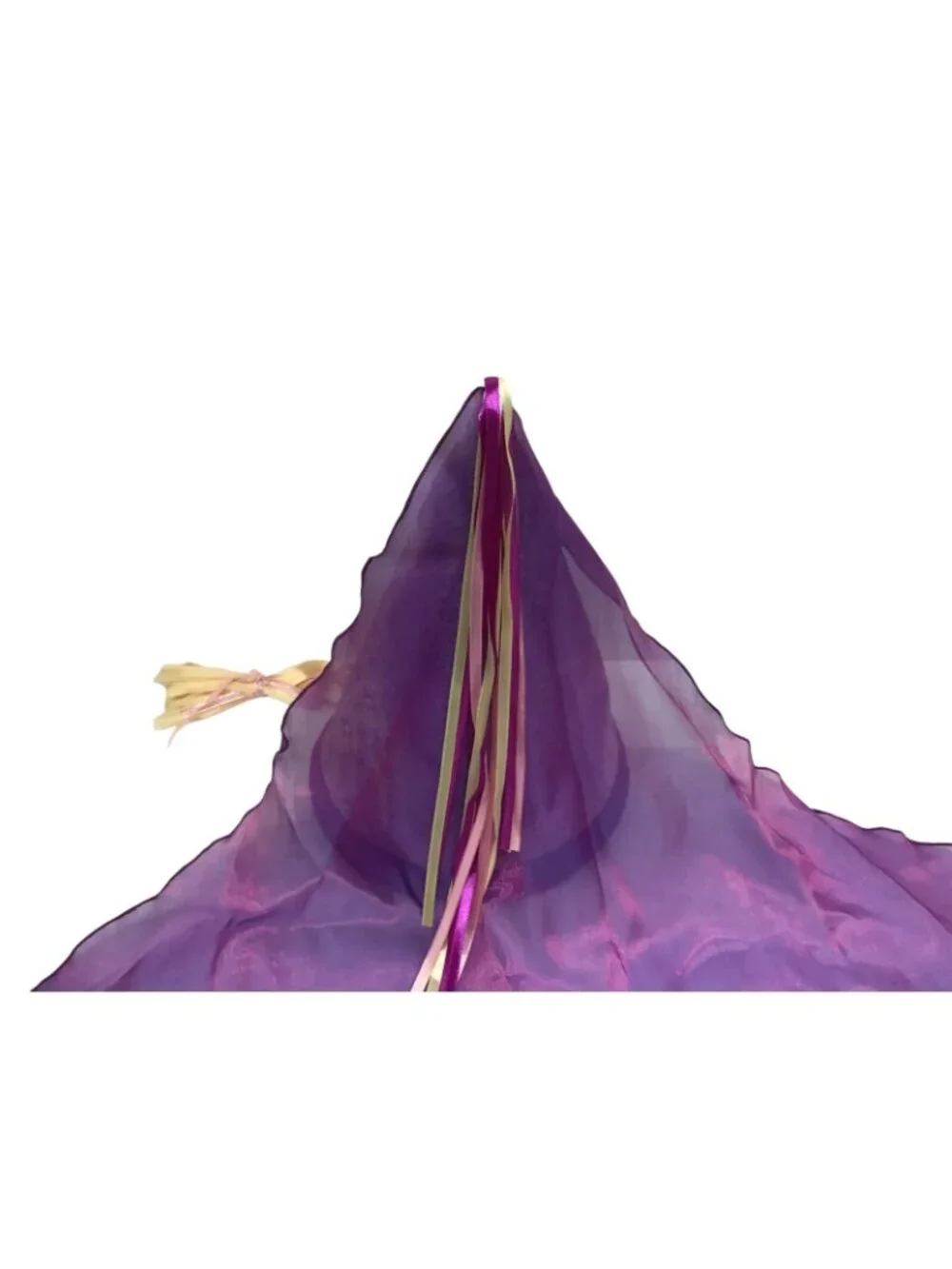 Disney Parks Rapunzel Hat with attached Flower and Ribbon Decorated Braid